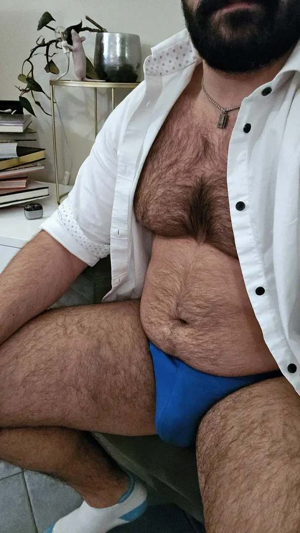 Bye shirt, hello belly posted by PlutoBunker