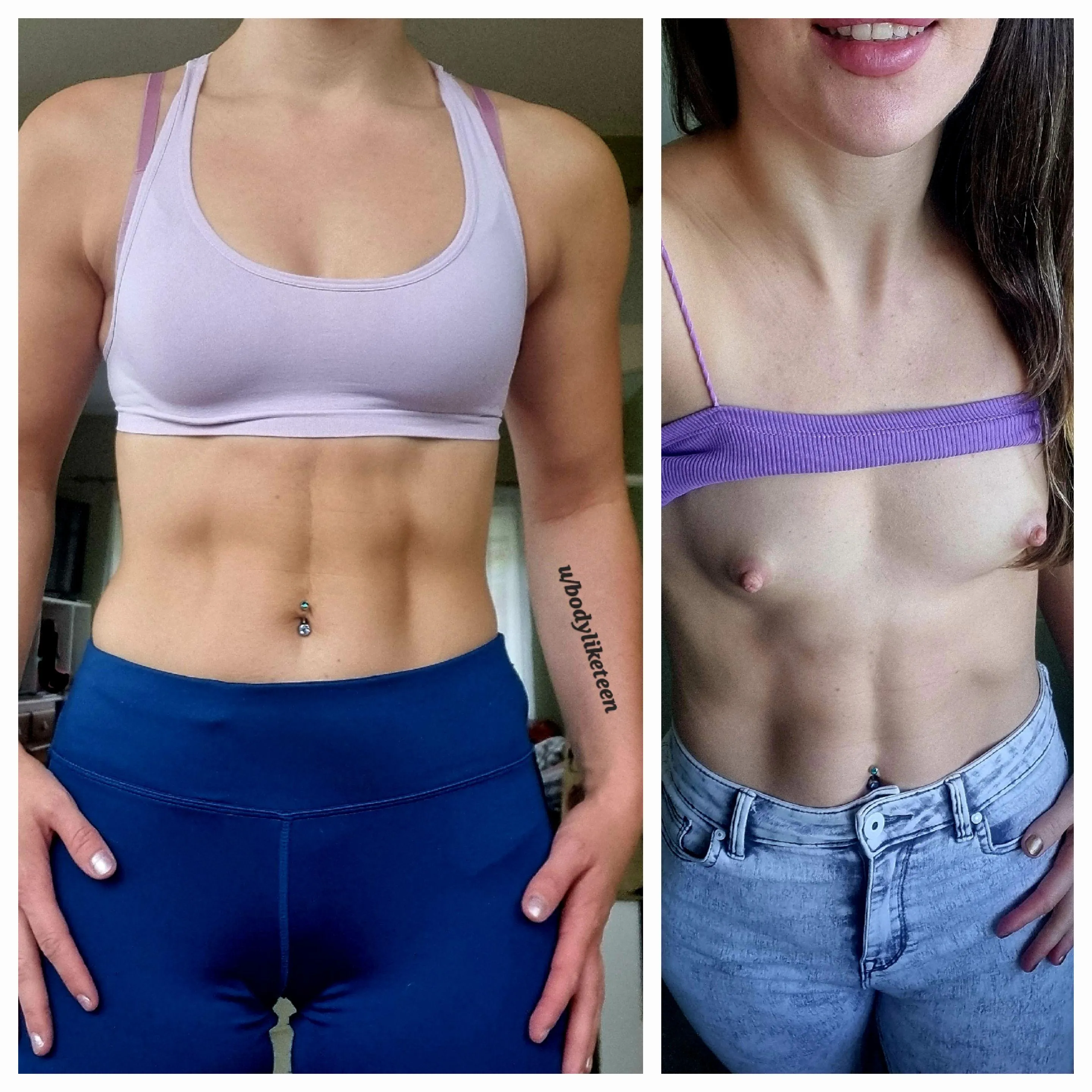 I need man who appreciate my athletic body and accept my flat chest. Would you :) posted by bodyliketeen