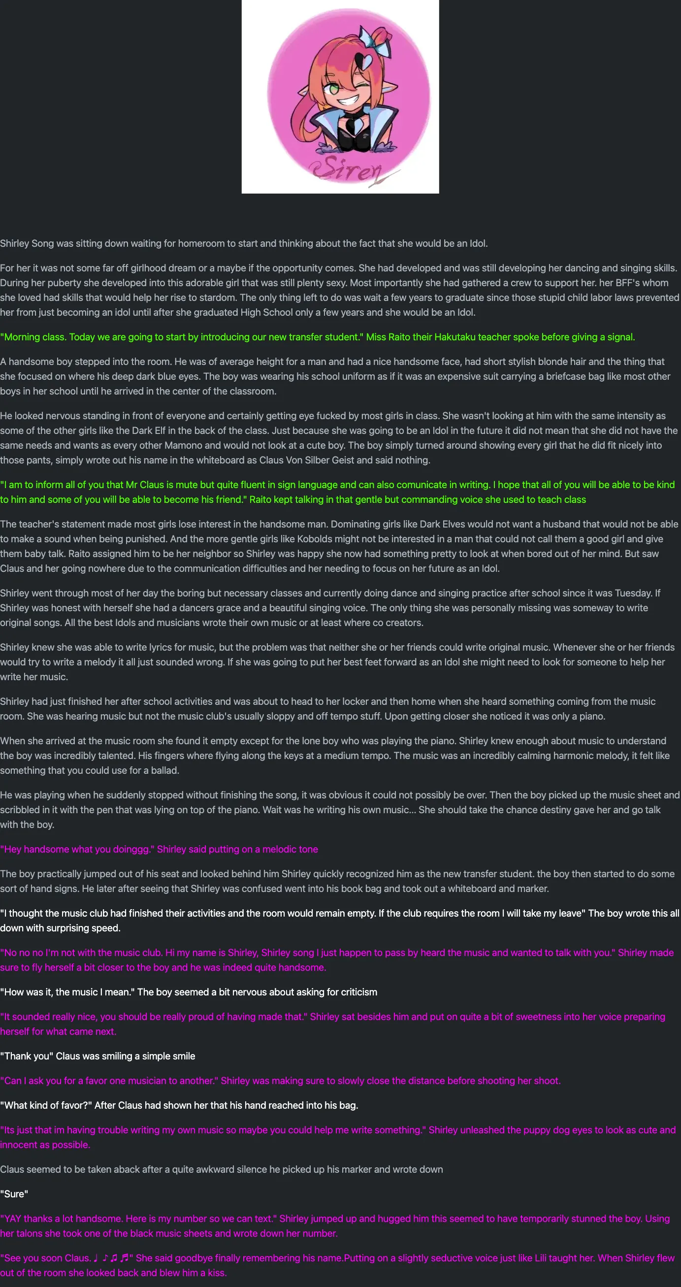 Our silent songs posted by judgesam