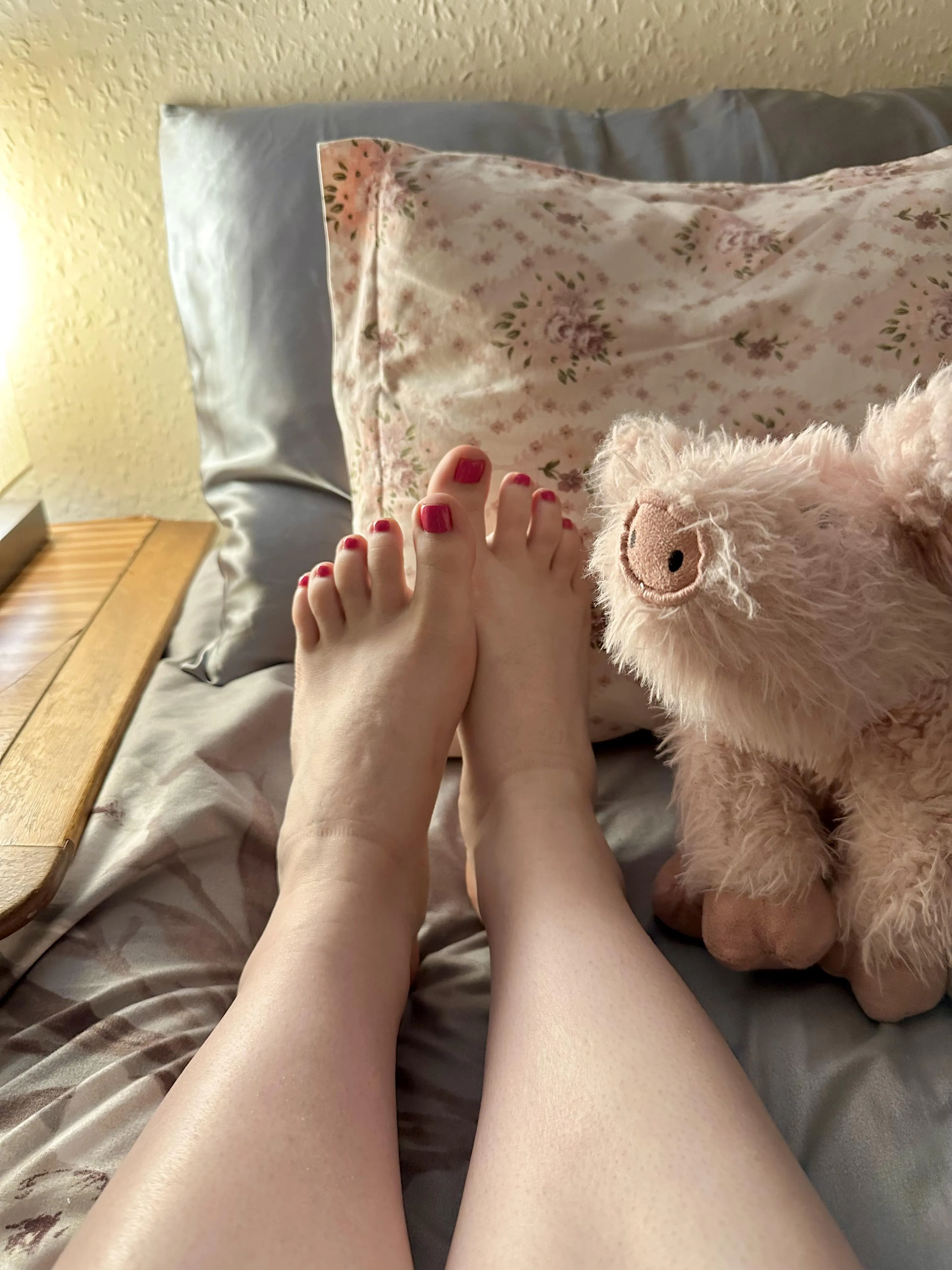 There is nothing better than getting into bed with a fresh pedicure posted by LaVieEnPheet