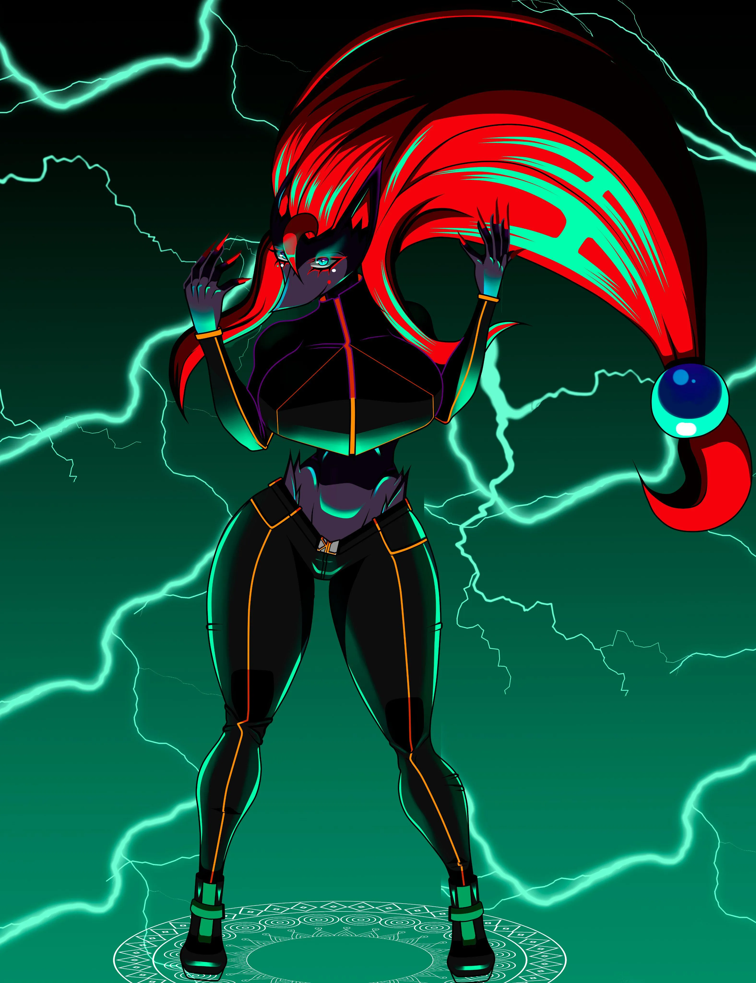 An old PokeCharacter, Kyrie Laurent, the Zoroark posted by Starsuss