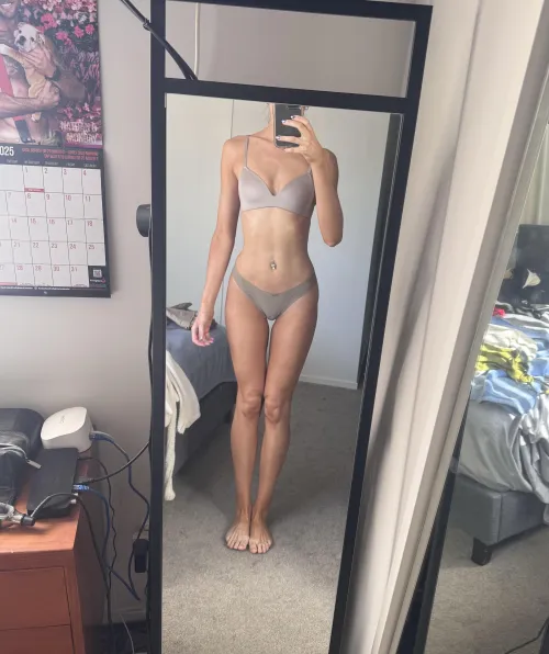 I think you could fit your fingers in that thigh gap pretty nicely by andie_x