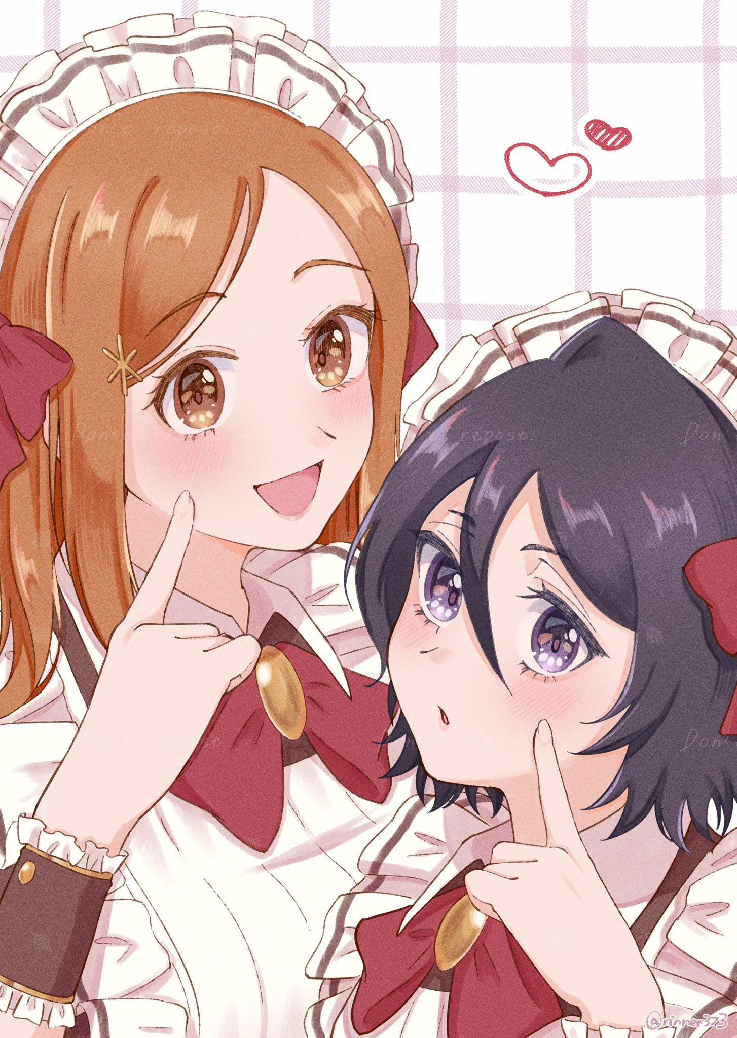 Kuchiki Rukia, Inoue Orihime (Bleach) [rinner373] posted by MrZerFox