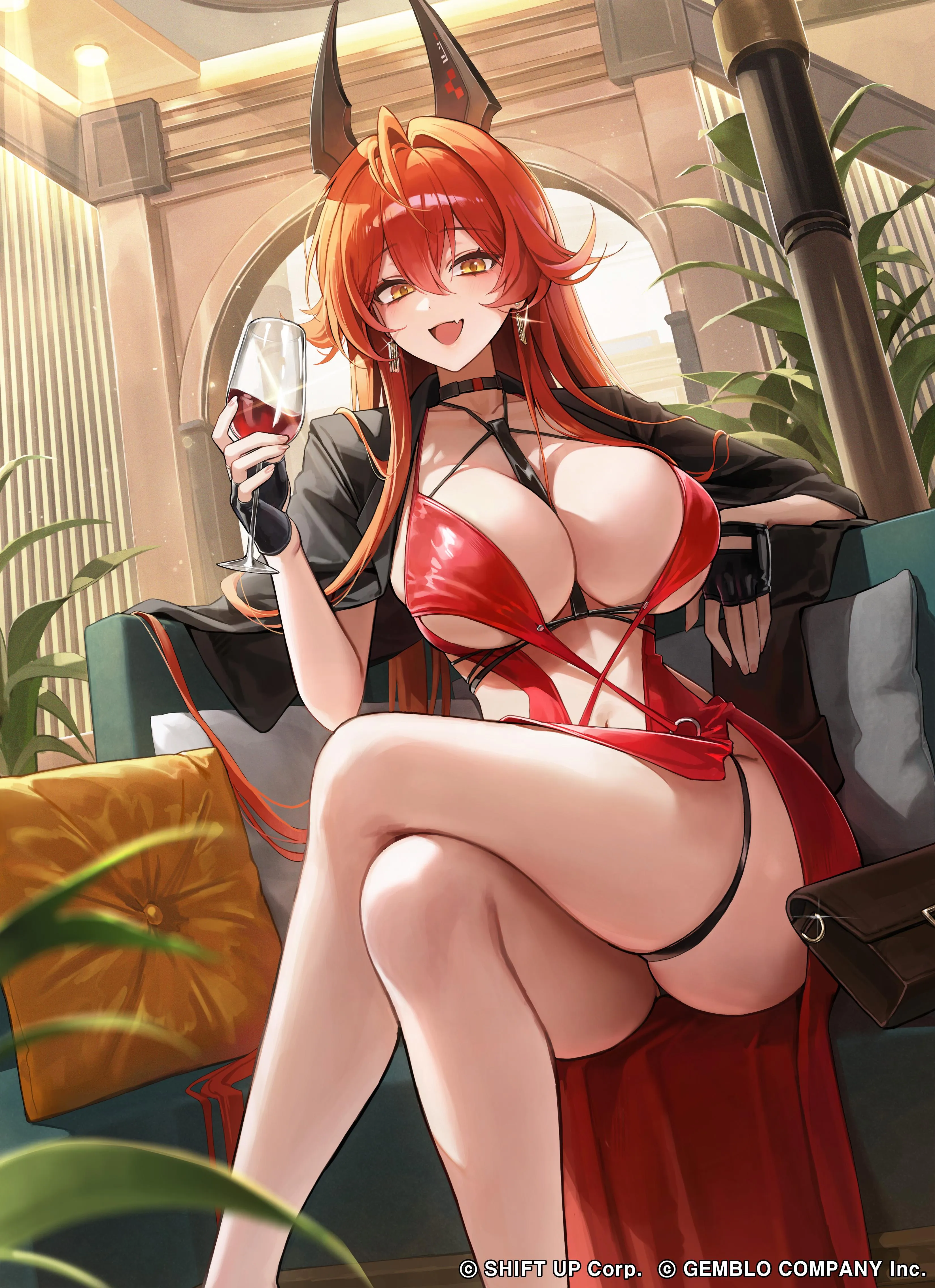 Red Hood drinking wine [NIKKE] posted by marxsander2016