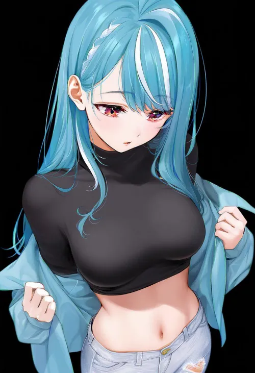 Shiranami Ramune [VSPO] by CheetahSperm18