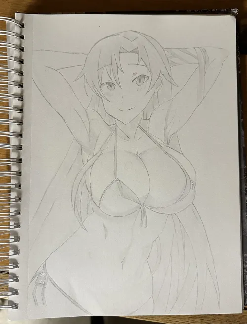 Asuna 2 Drawing by DaSlumpDrawer