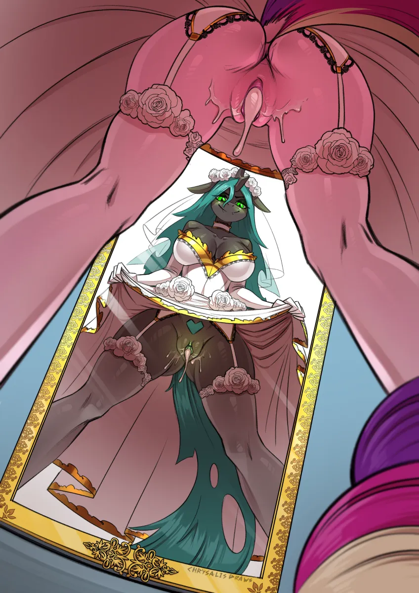 Bug Wife (art by ChrysalisDraws) posted by courier5995