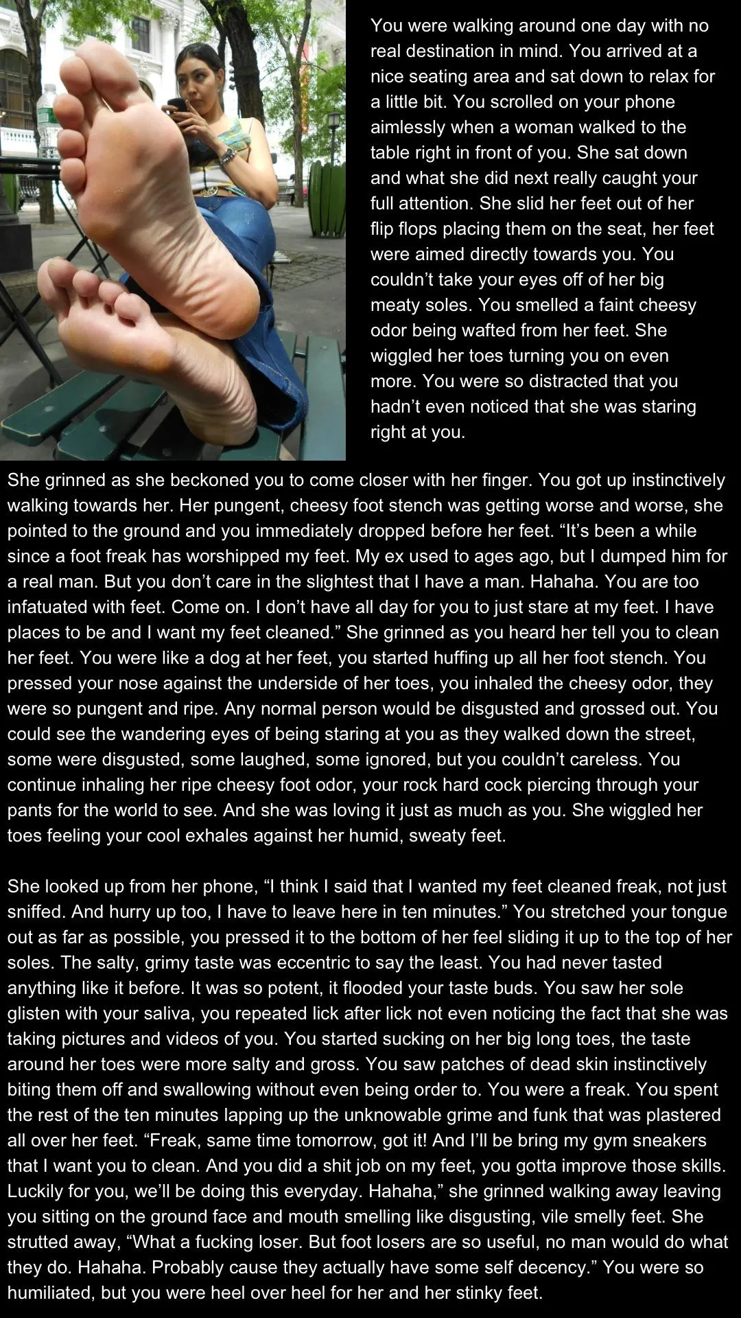 Public Foot Slave [Feet] posted by jackandjill16