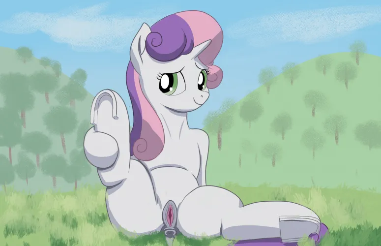 Sweetie belle grown by Existing_Butterfly22