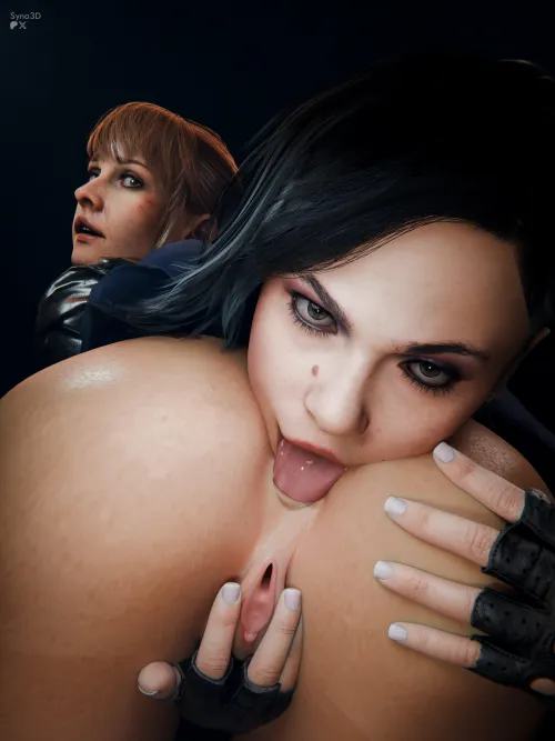 Helen Park and Yirina Portnova (Syna) by EroMestre