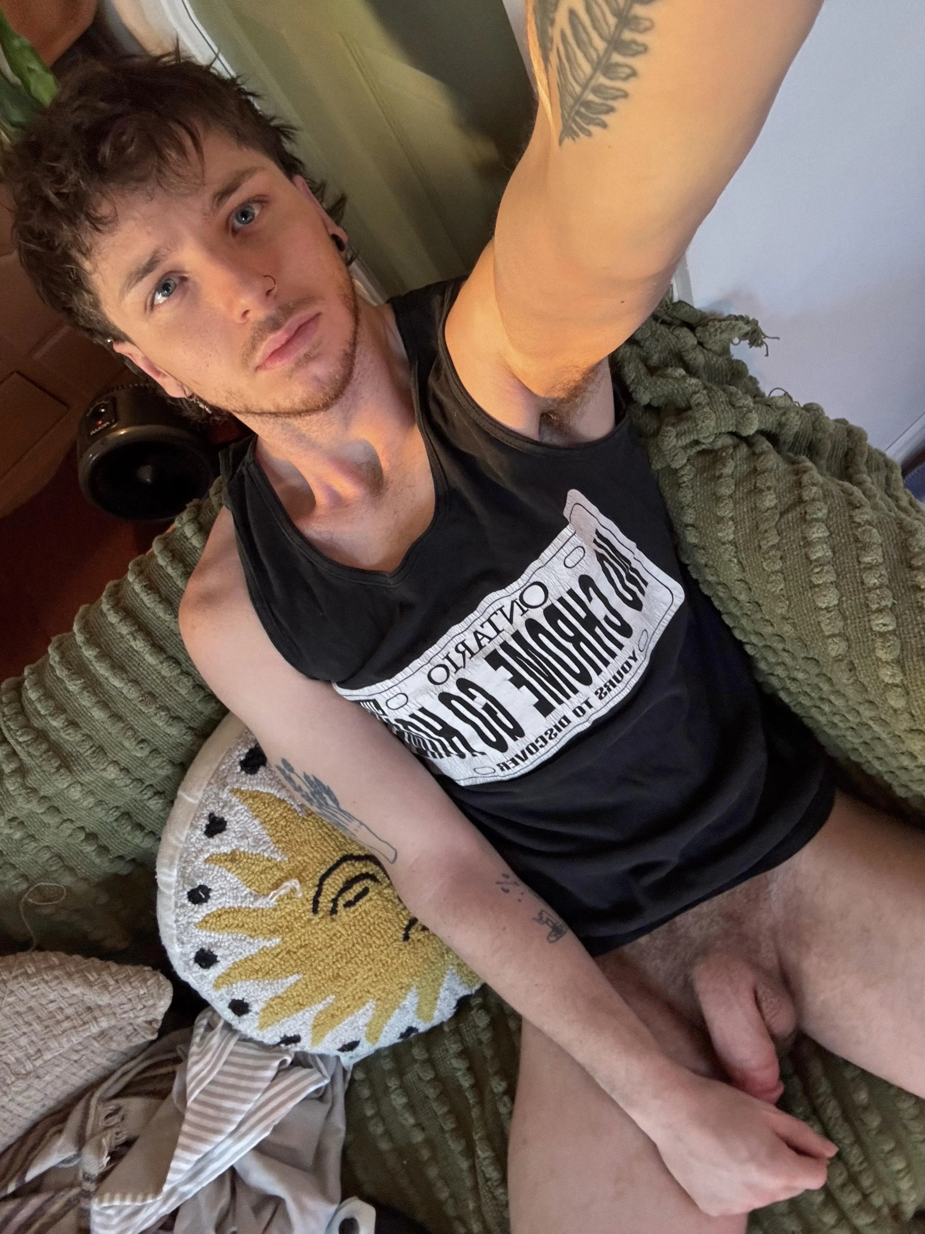 refusing to put on pants today 😤 posted by adamgrayxx