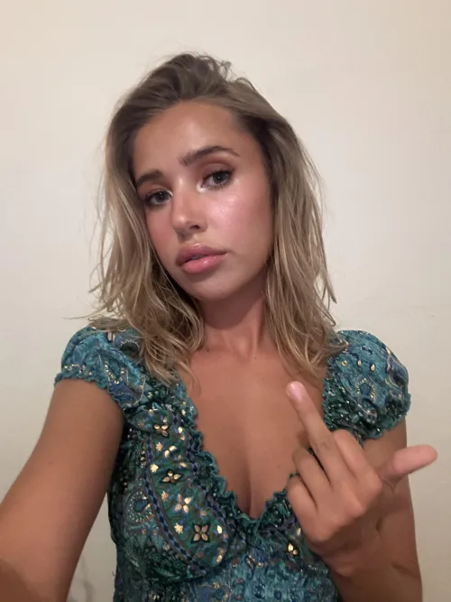 Stroke to my middle finger you freak by _Goddess_Ava