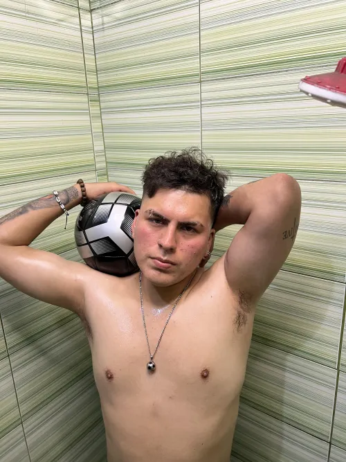 After playing soccer, my armpits end up drenched in sweat as if they were drowning in my jersey by joanmanly