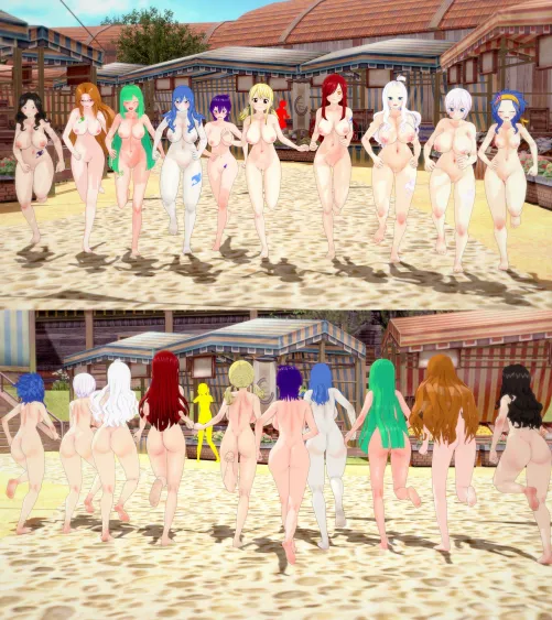 Fairy Tail Girls' Streak by XboxKing37