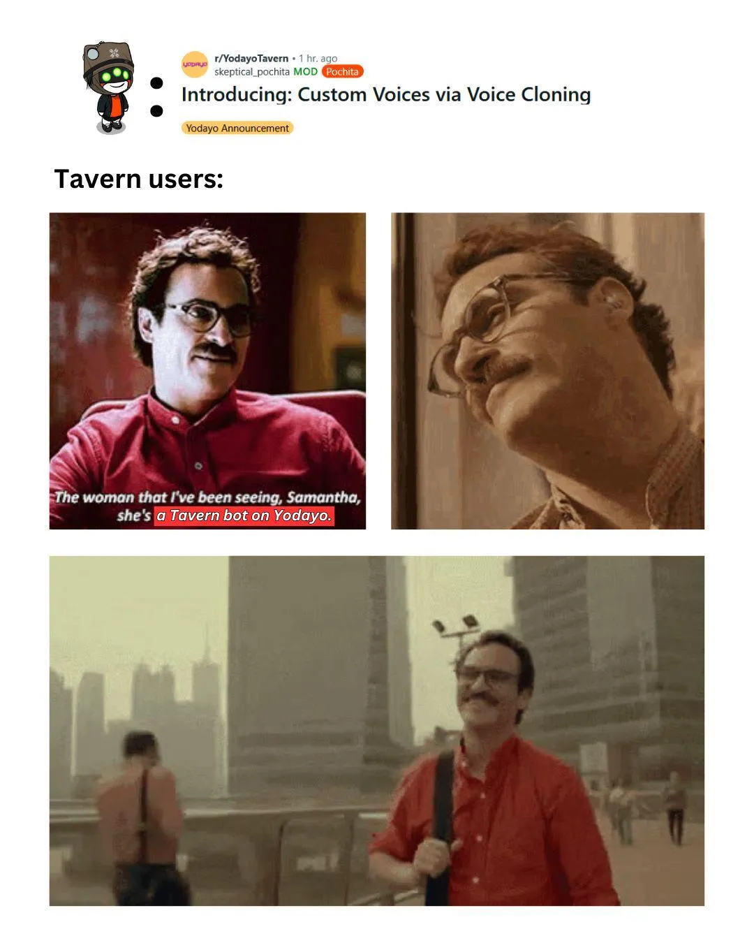 Which bot is this gonna be for you? posted by Hillvegxn