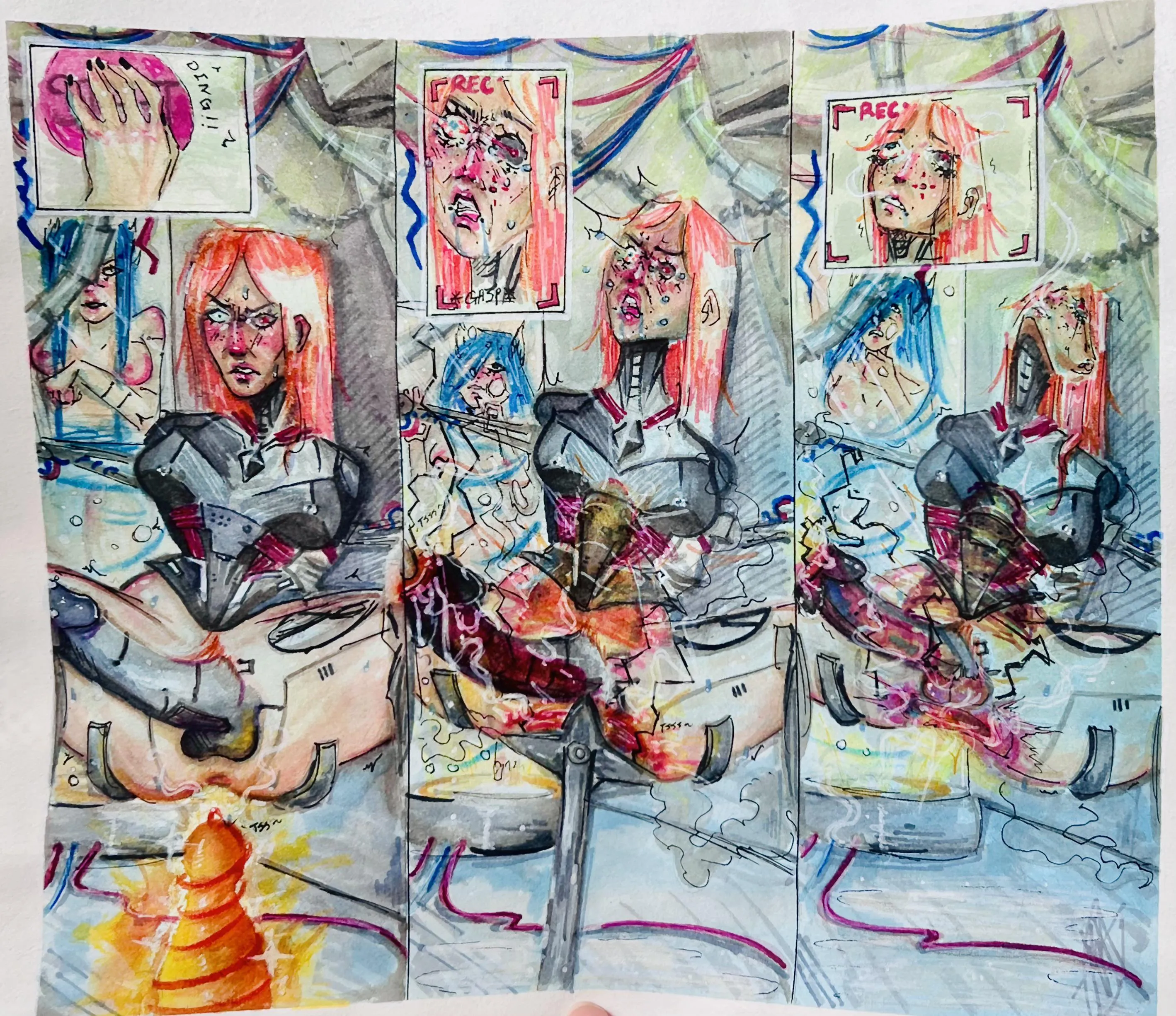 Bound in a lab (⸝⸝๑  ̫ ๑⸝⸝⸝) posted by Sweettartbbcake