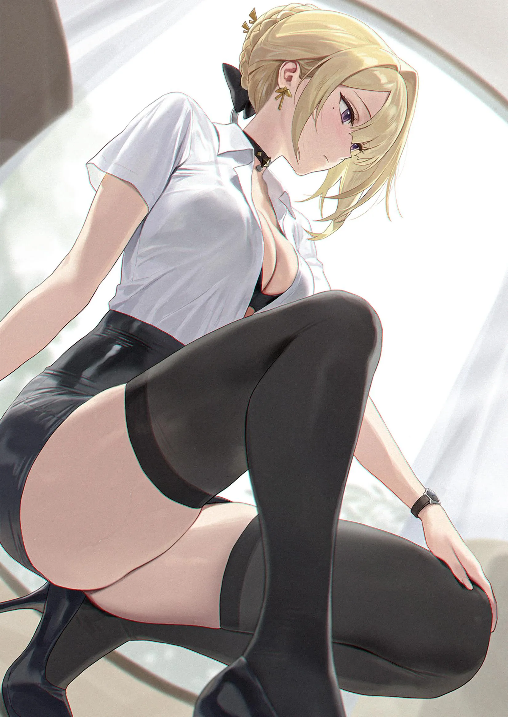 Office Lady Evelyn [Zenless Zone Zero] posted by CheetahSperm18