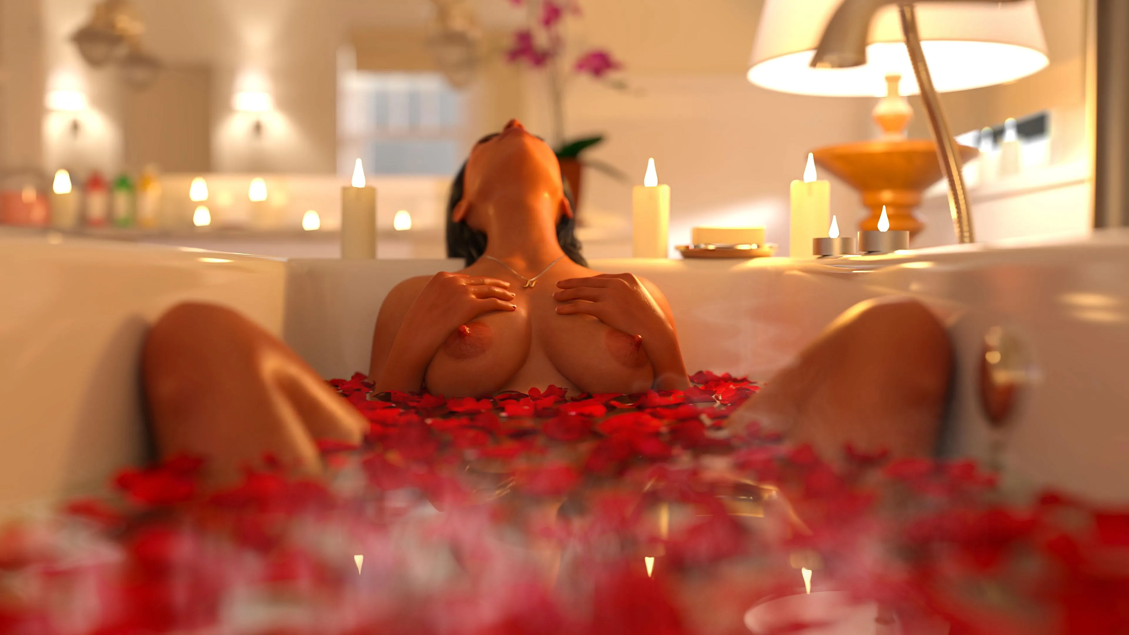 The pleasure of taking a bath! posted by marlisstudio