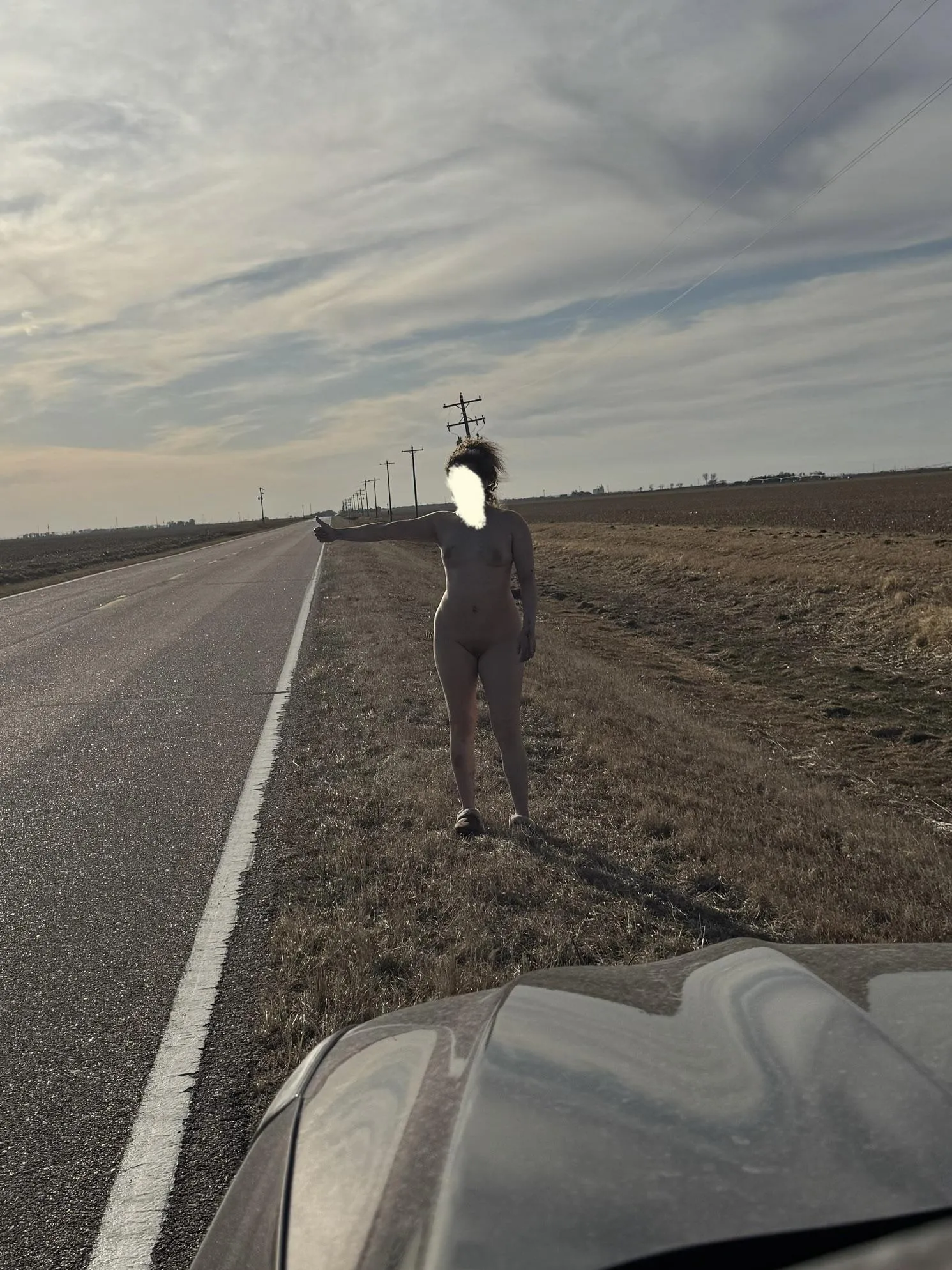 What would you do if you came across my wife hitch hiking? posted by TheyDontNoThatWeNo00