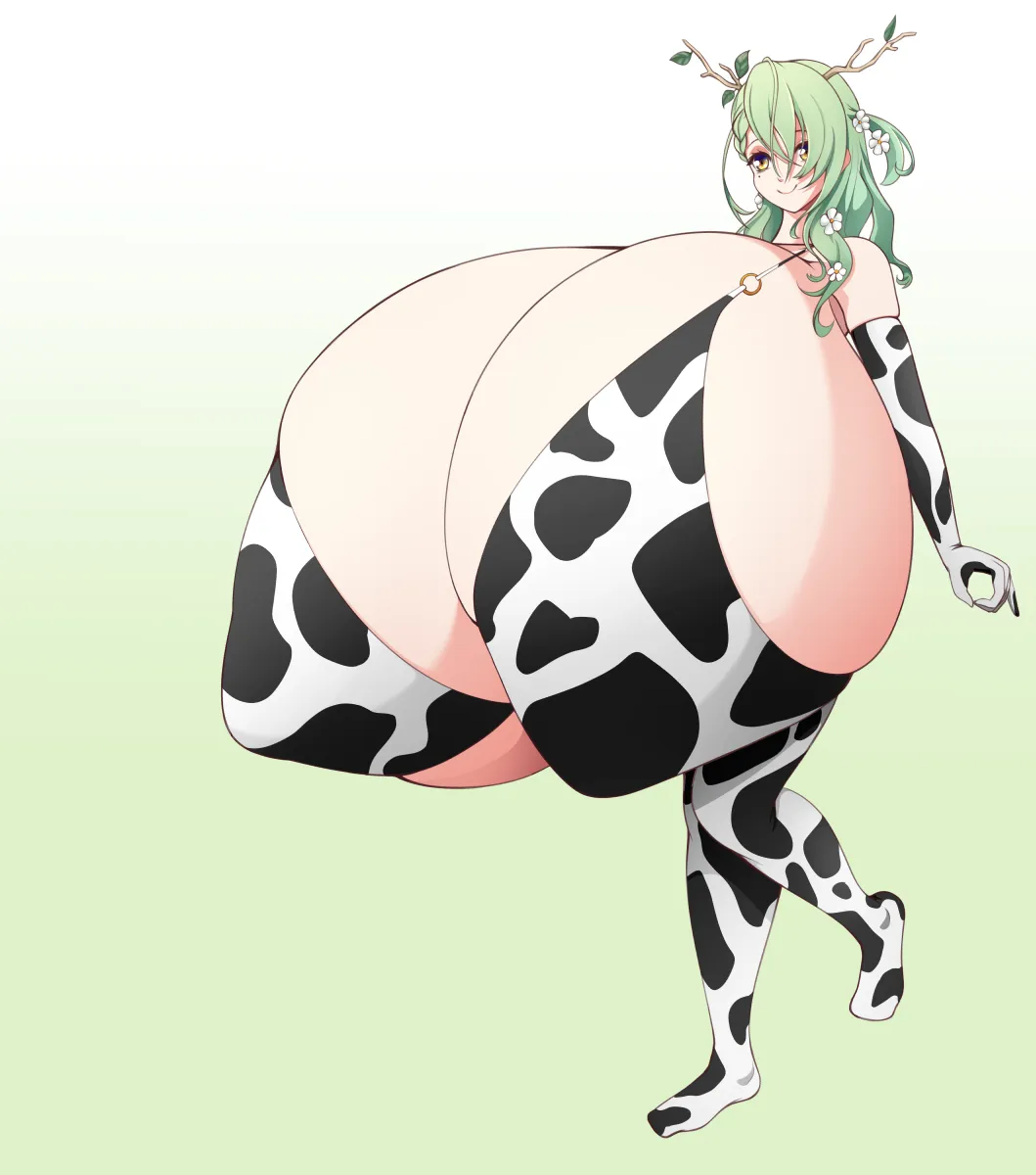 Commission: Ceres fauna cow print bikini posted by lalox666
