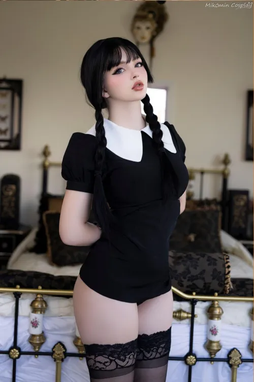 Wednesday Cosplay by me, Evie Lee Mikomin by Mikomin