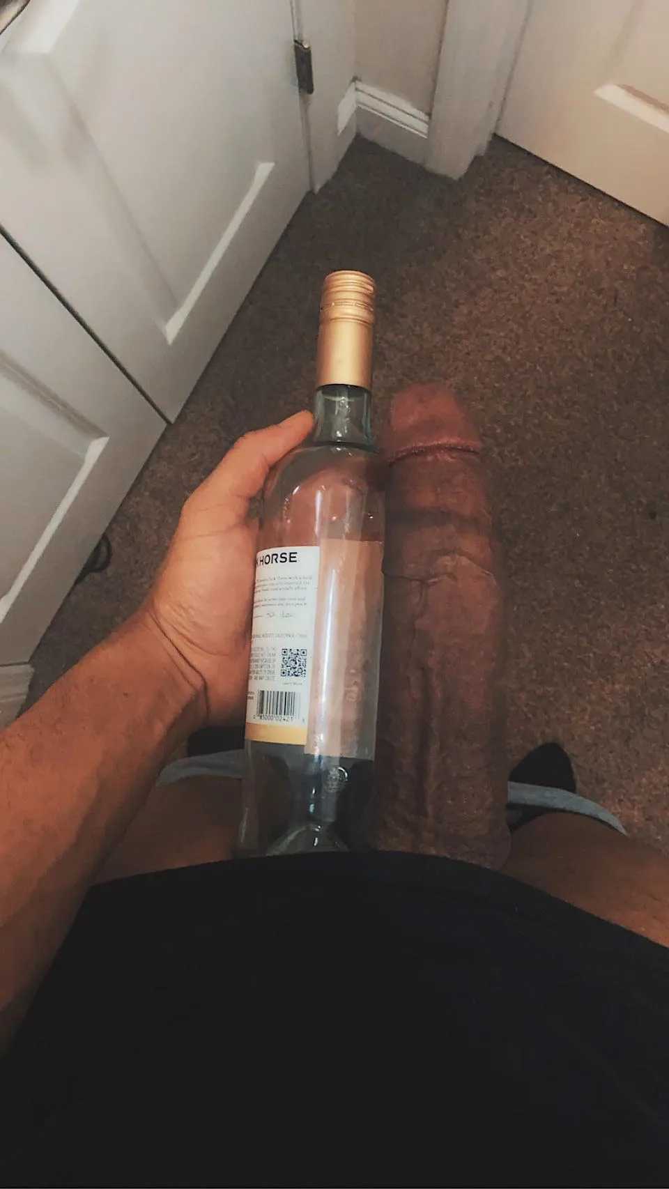 Who wants my giant wine bottle sized dick? posted by herhungstallion