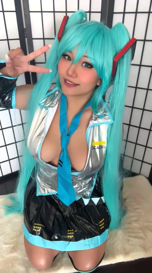 Hatsune Miku from Vocaloid by GlitteryDreamGirl by GlitteryDreamGirl