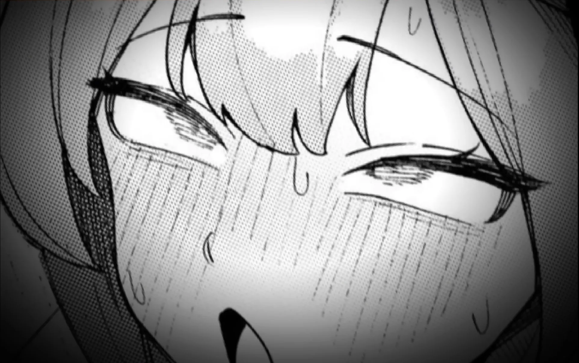 Mono, 1girl, close-up, ahegao, sweat, half-closed eyes, hazy eyes, unfocused eyes, blushing posted by AKABoy123