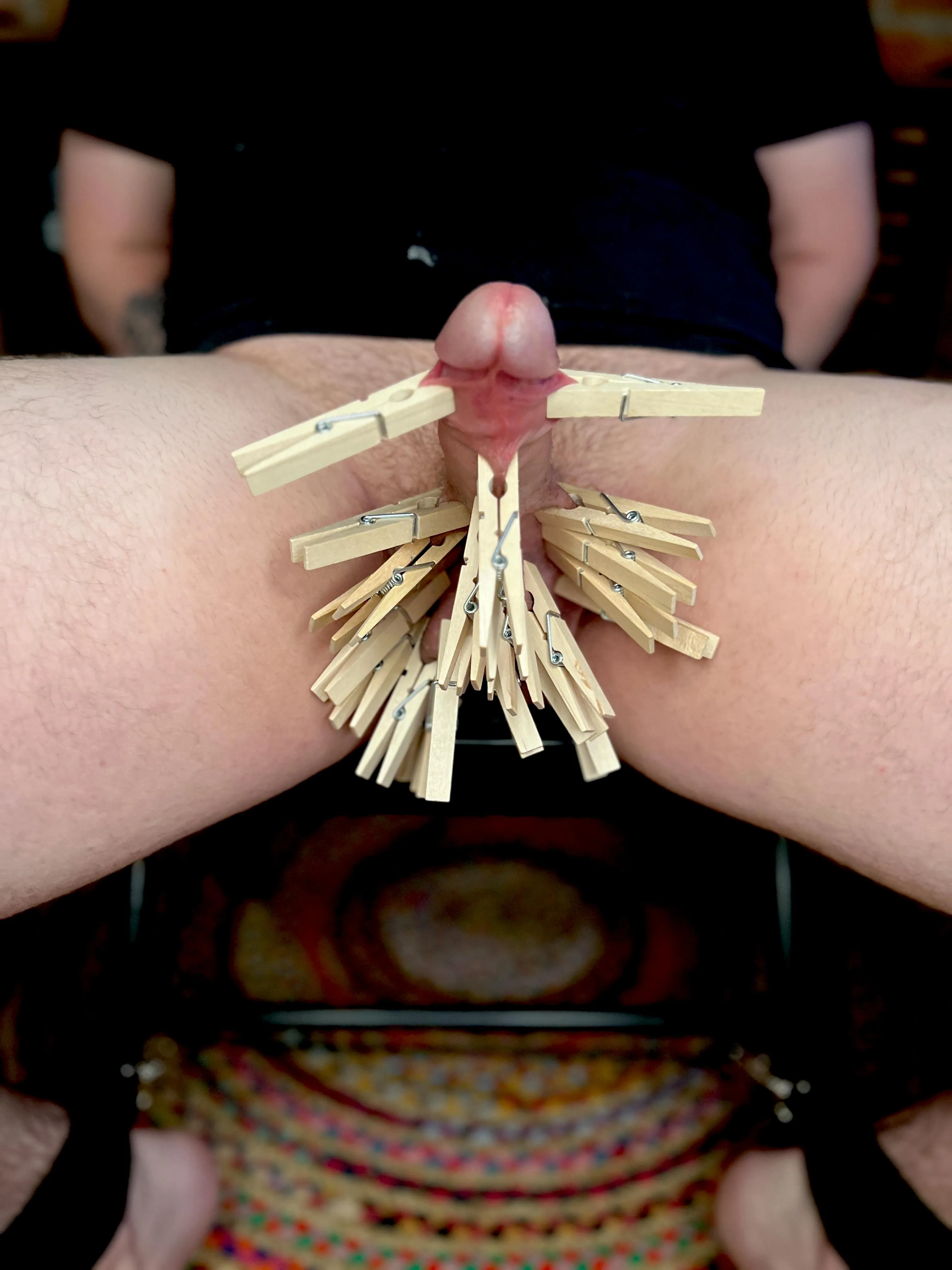 Well I sure had a lot of fun torturing his dick today posted by Thefemaleled