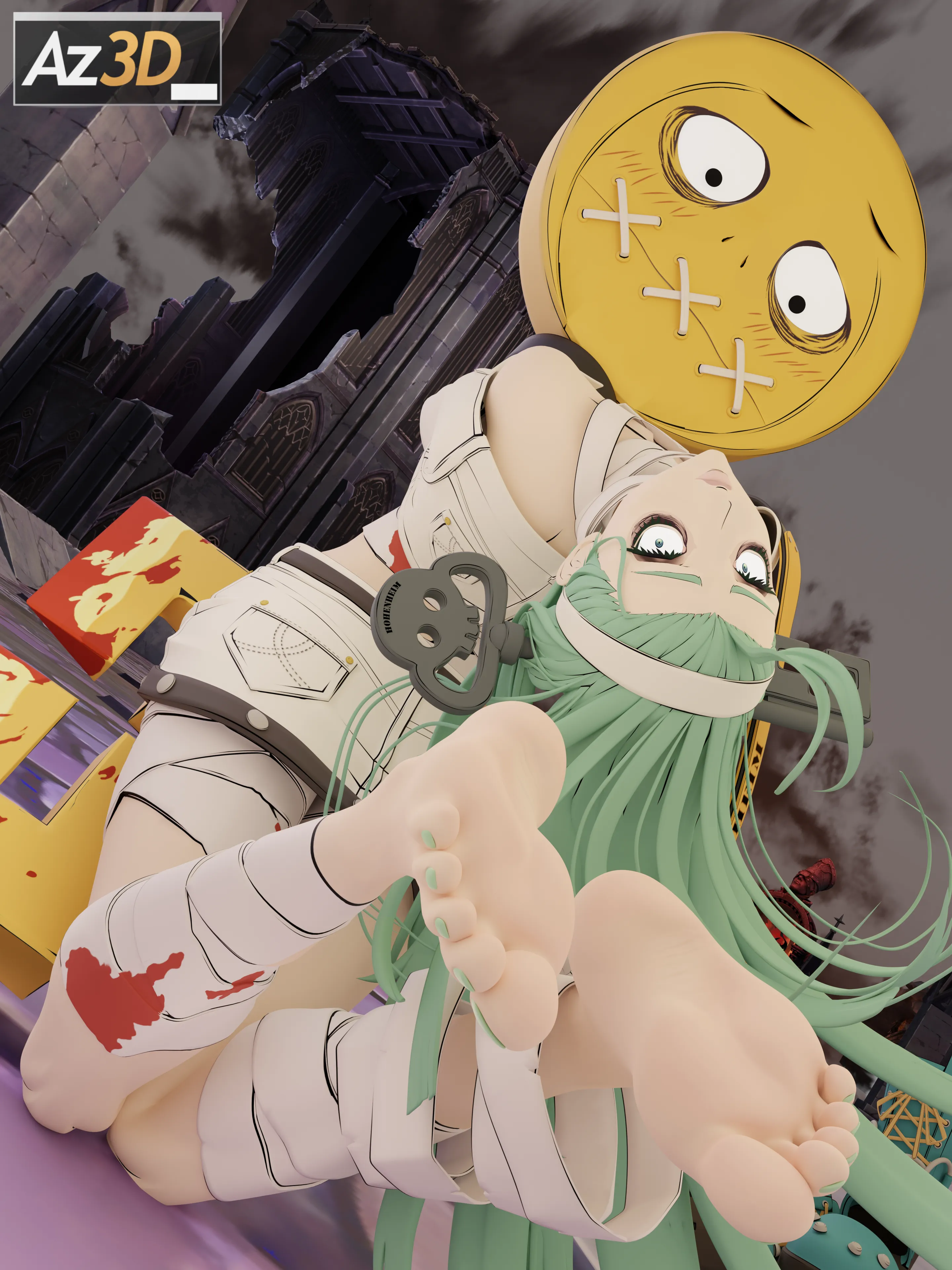 A.B.A [guilty gear] (by Az3D) posted by Jeantrouxa