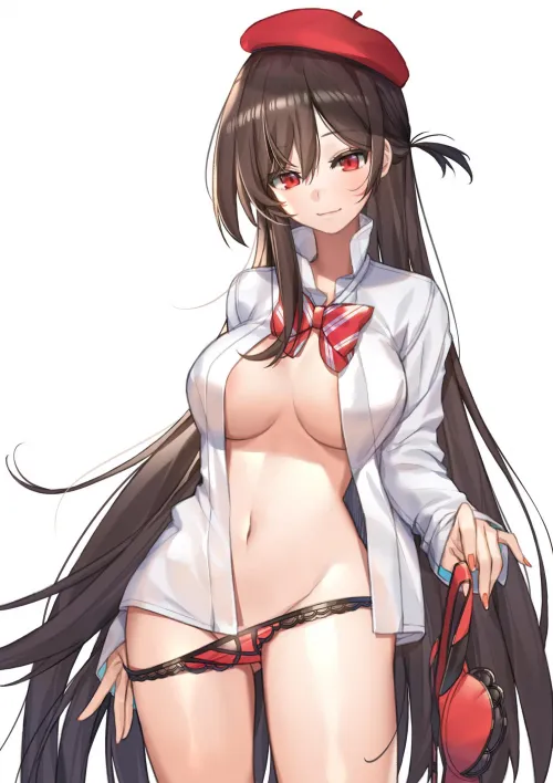 Chizuru undressing (piYO / piyo8415) [Kanojo Okarishimasu] by elegantloveglimmer