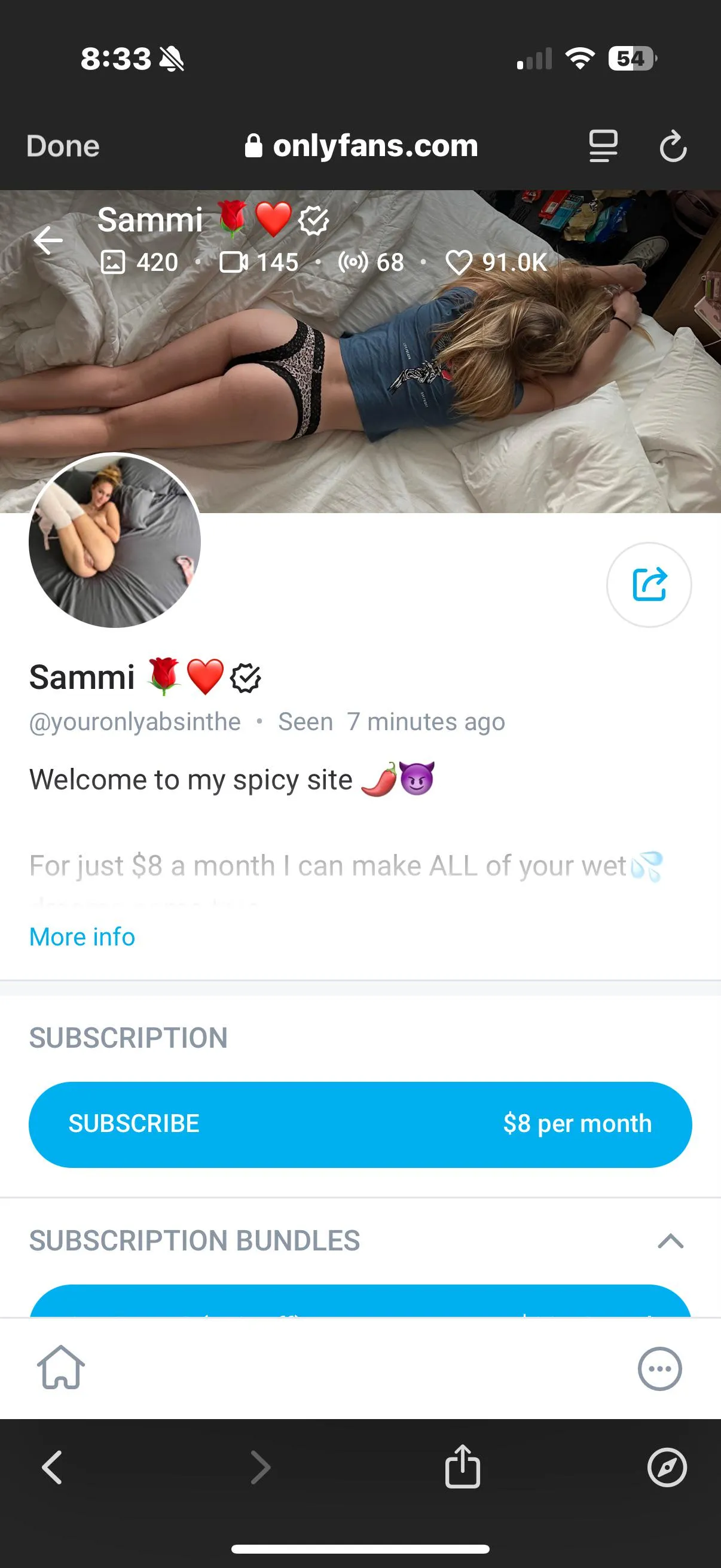 Sammi (youronlyabsinthe) posted by RazerBurn28