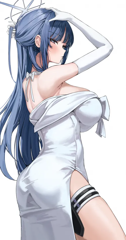 Saori fabulous (aaaka435) [Blue Archive] by elegantloveglimmer