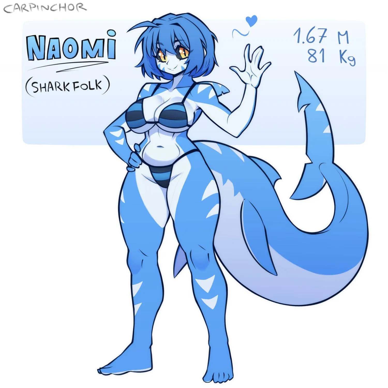 Shark Girl Naomi [F] (Carpinchor) posted by mollylooli