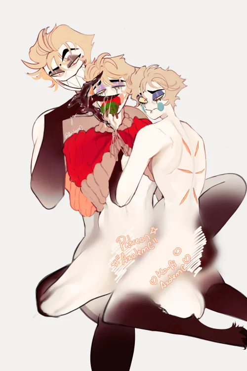 triple fun (OC) by Axolem1605