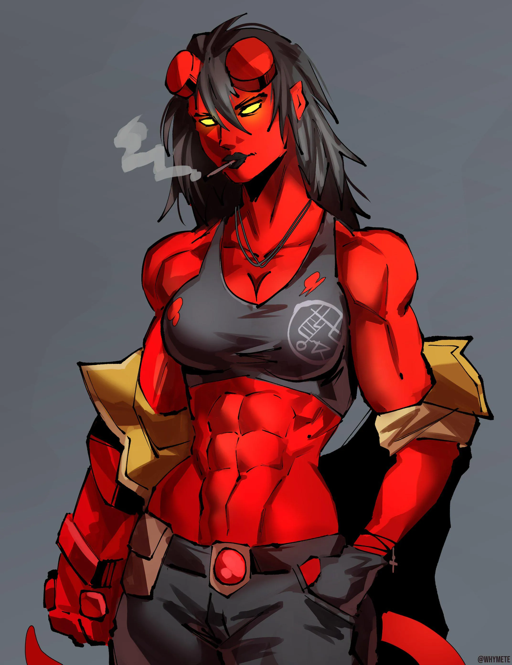 Hell girl [@WhyMete] posted by TheTMoneyMan