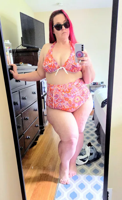 Trying this groovy bikini on. Is it summer yet 😭 by MissW0rld51