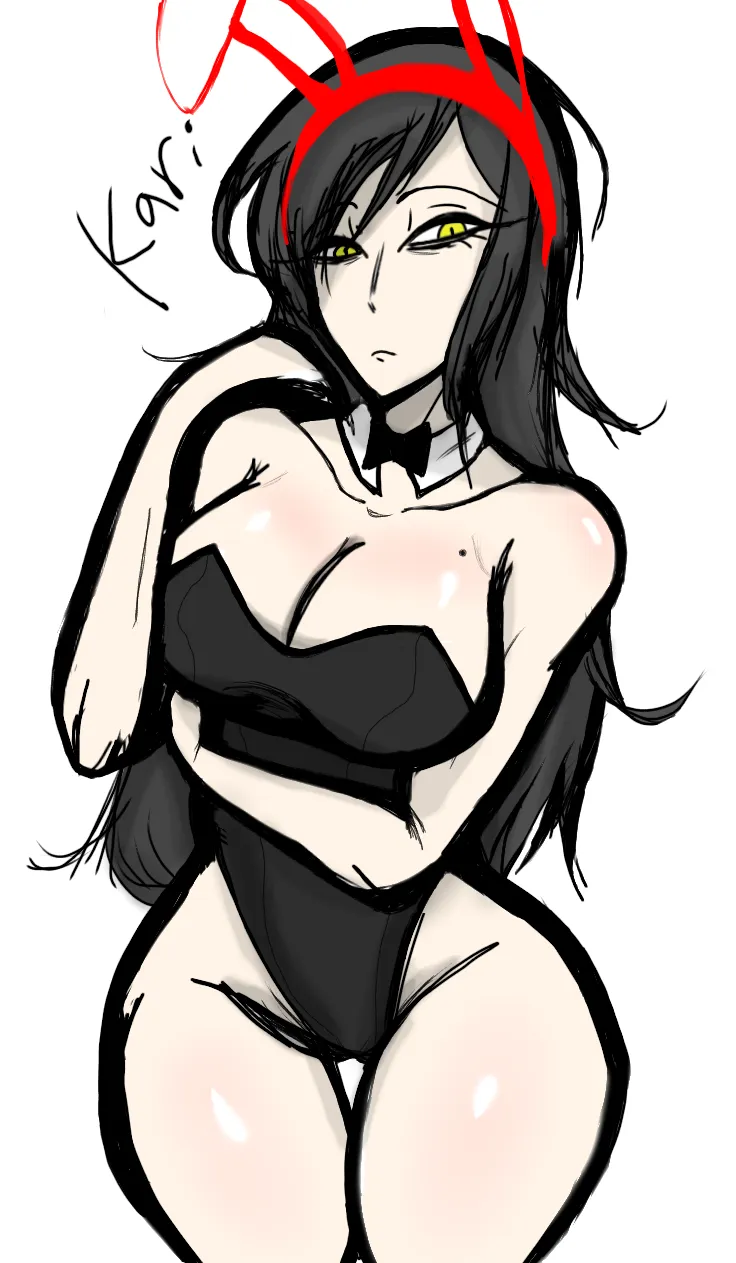 Bunny suit Kari posted by terrible_hero