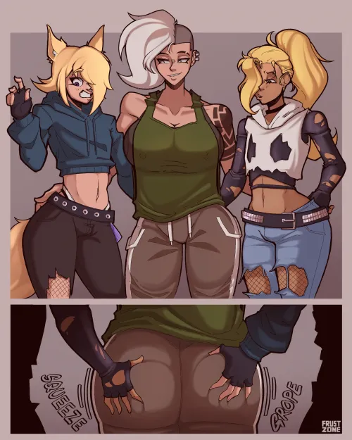 Commission ft. Rachel by Frustzone