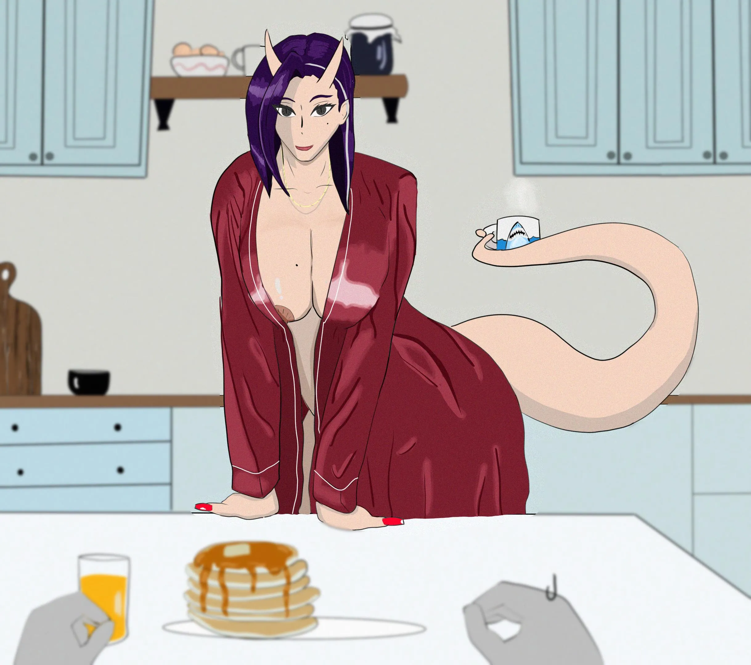 Norah made some breakfast posted by SlyColossus