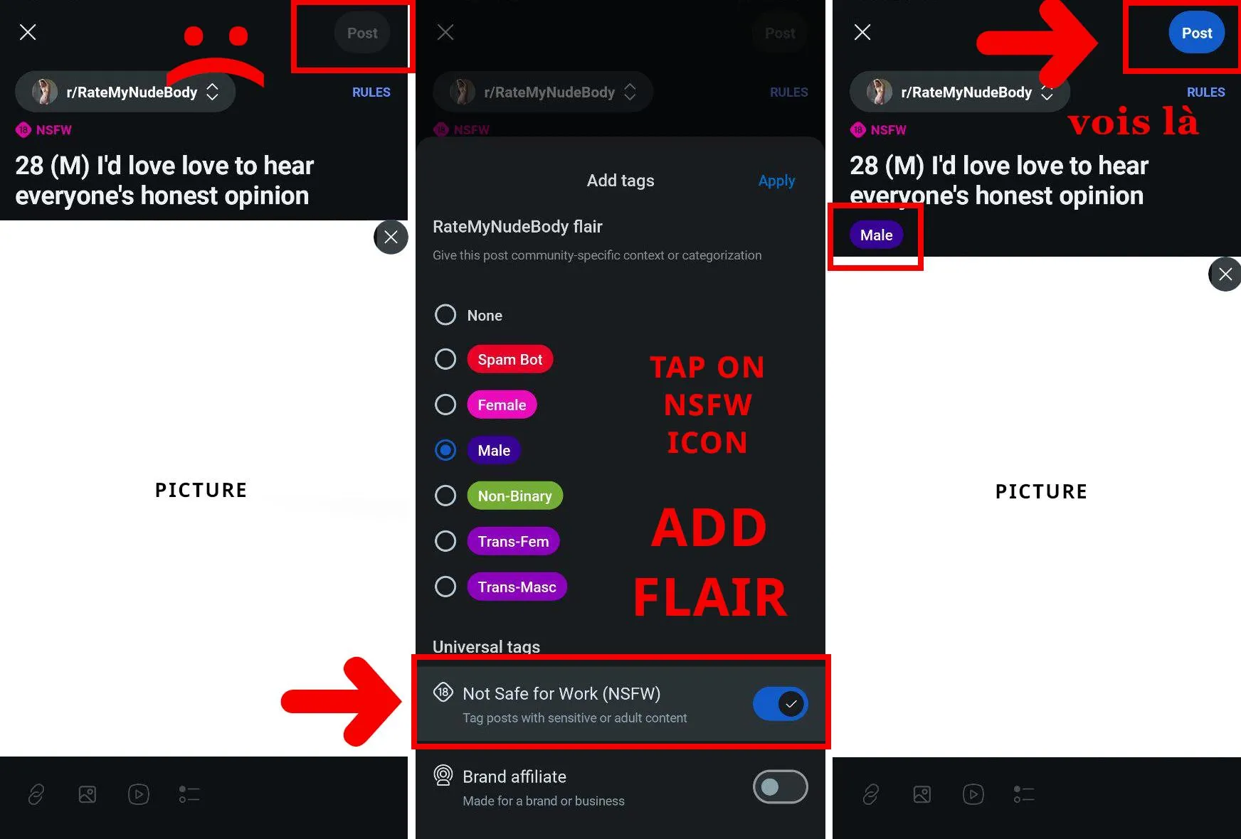 [PSA] Post button is greyed out and can't post? You need to add a flair first posted by FireBlade61