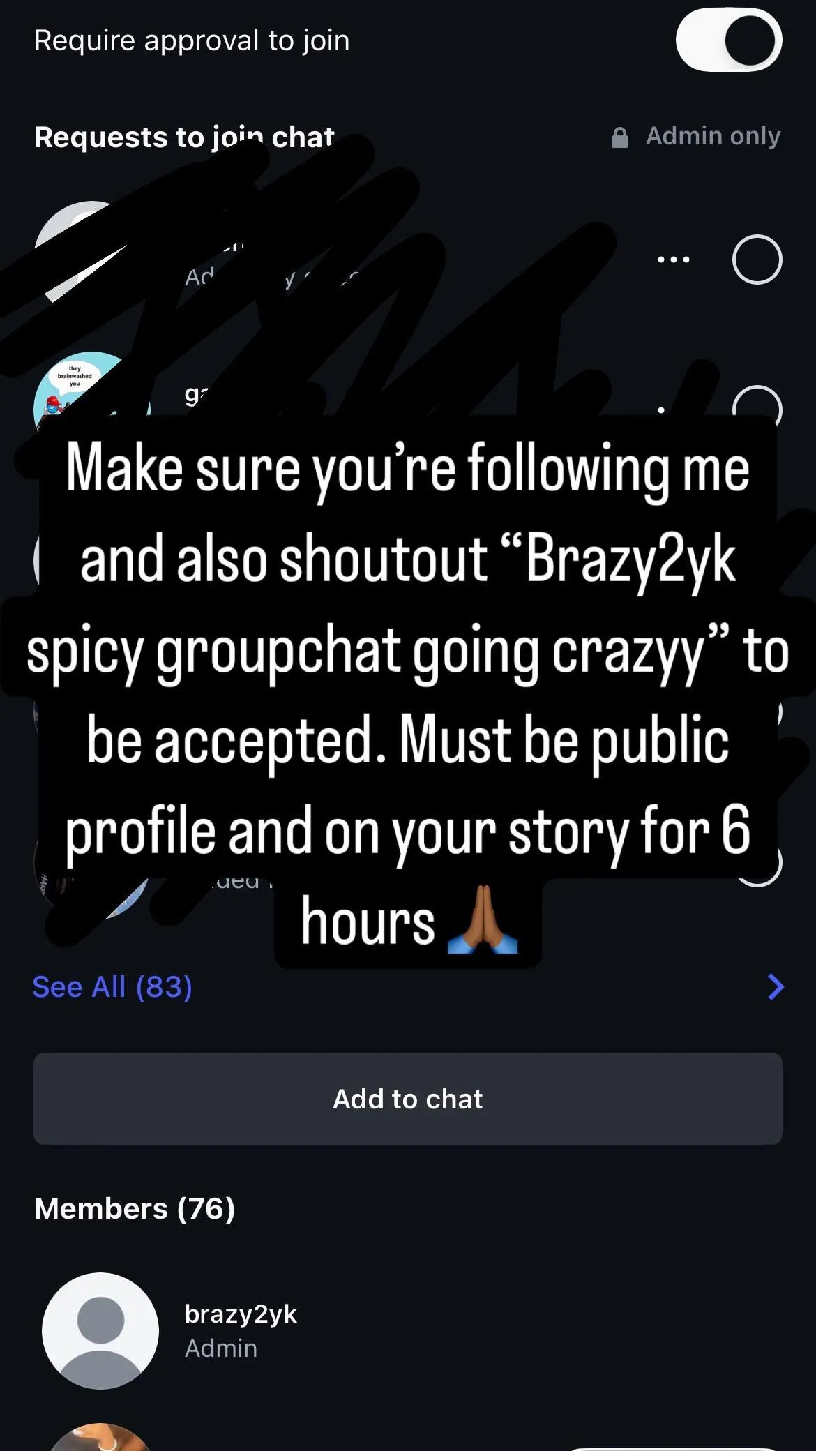 Instagram leak gc 18+ posted by ResearcherStraight70