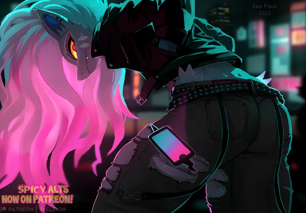 Zoroark in 2077 (skeleion) posted by Mysterious-Time-3634