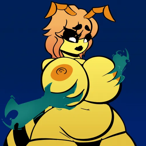 Bee Girl Honey Groping (Curiousintea) by Curiousintea