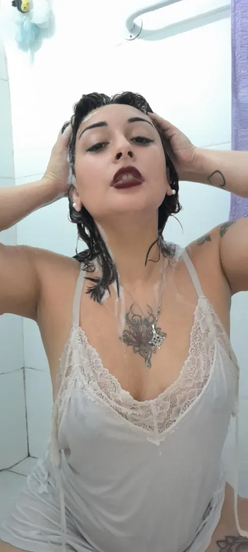 Hot shower posted by michellesweet97