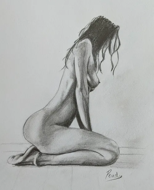 Kneeling by Peudy by Peudy123