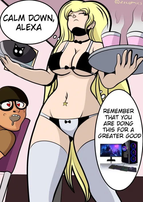 Maid Alexa (non-canon) by Zz_comics