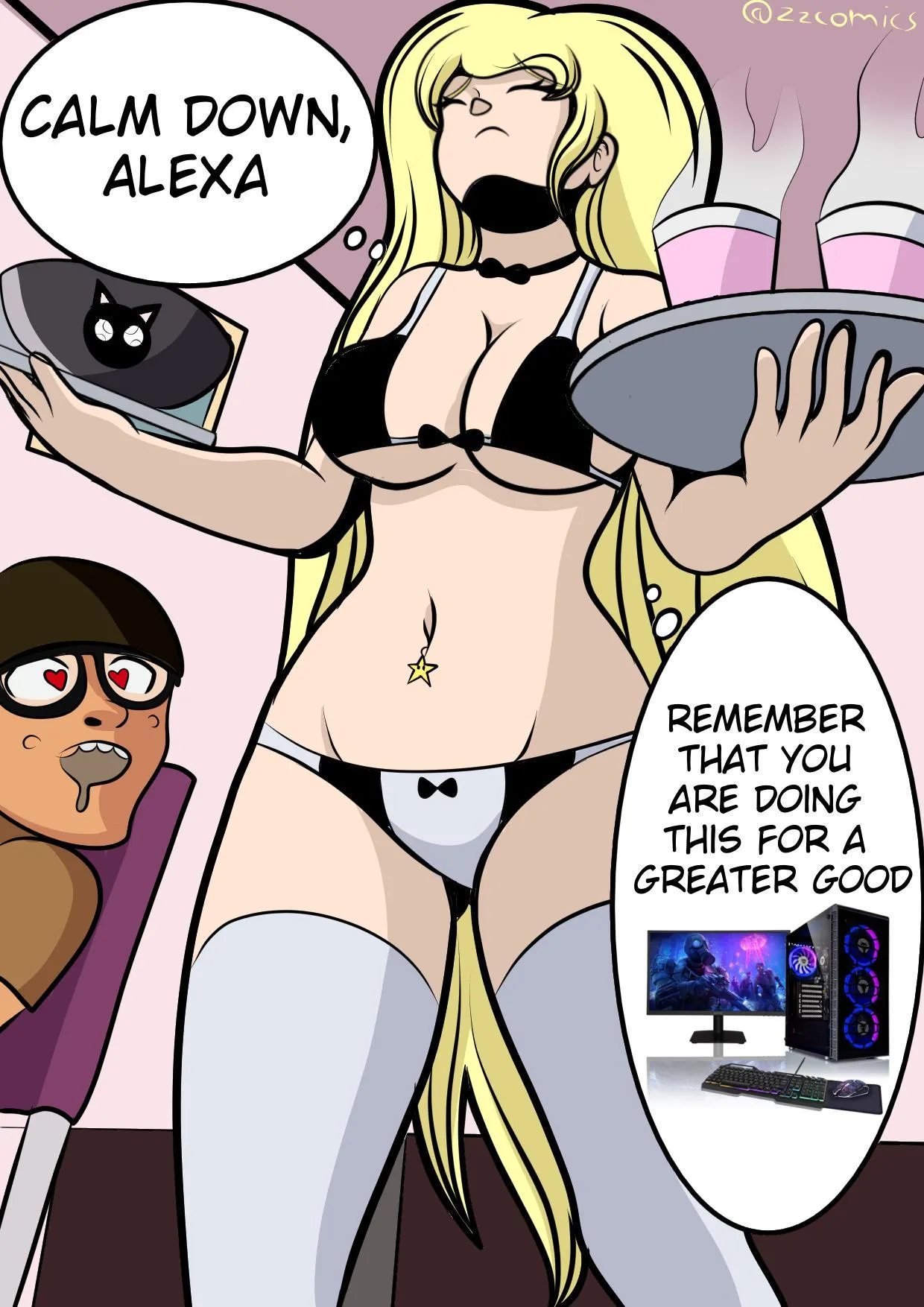 Maid Alexa (non-canon) posted by Zz_comics