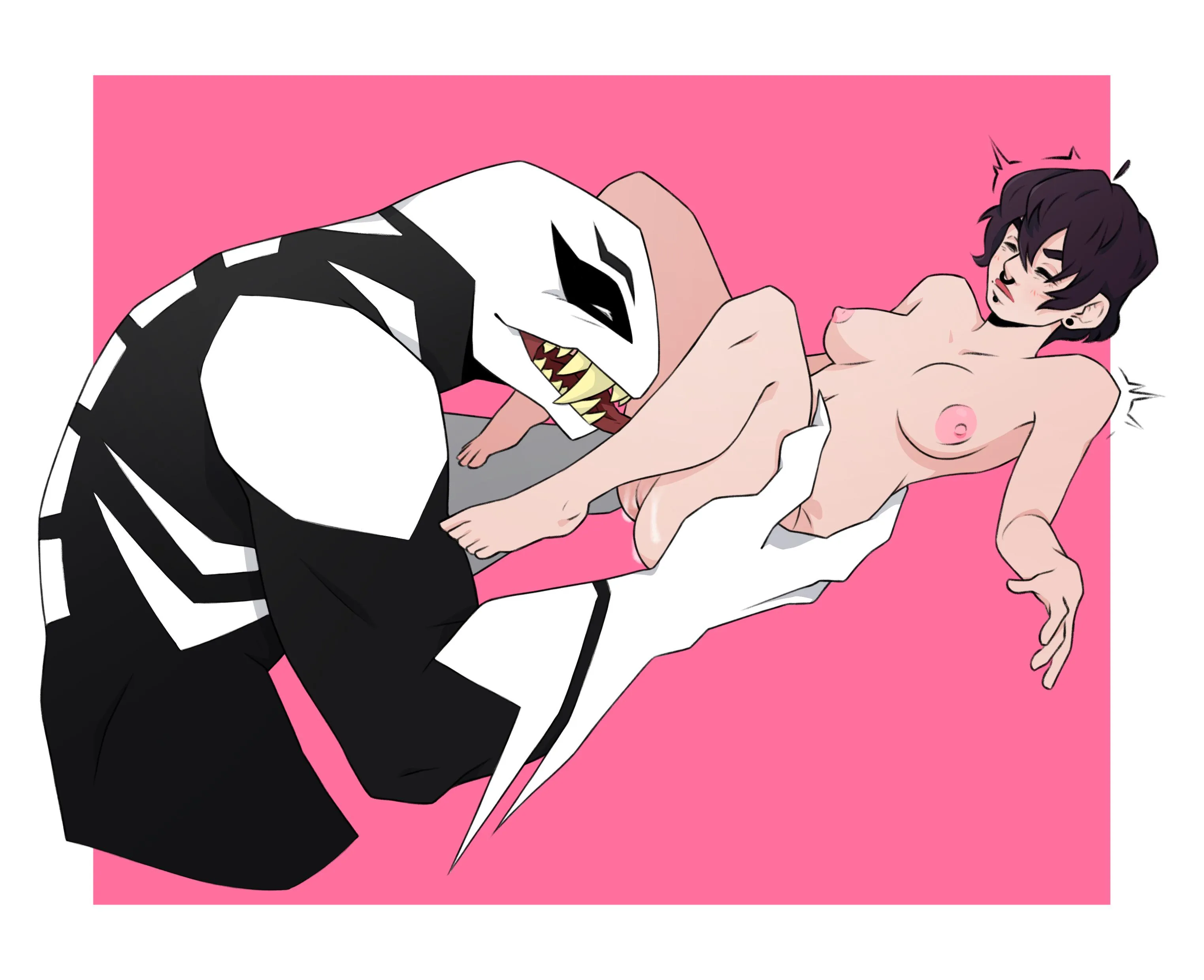 Venom (from my spidersona AU) x Emi posted by BadMemoryBrianART