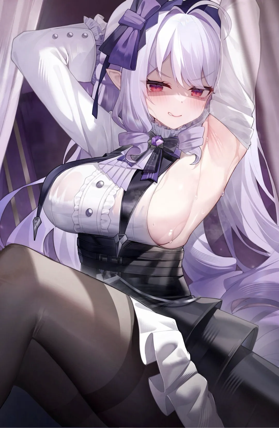 Angry Vivian Armpits (Jihua Tong) [Zenless Zone Zero] posted by llamanatee